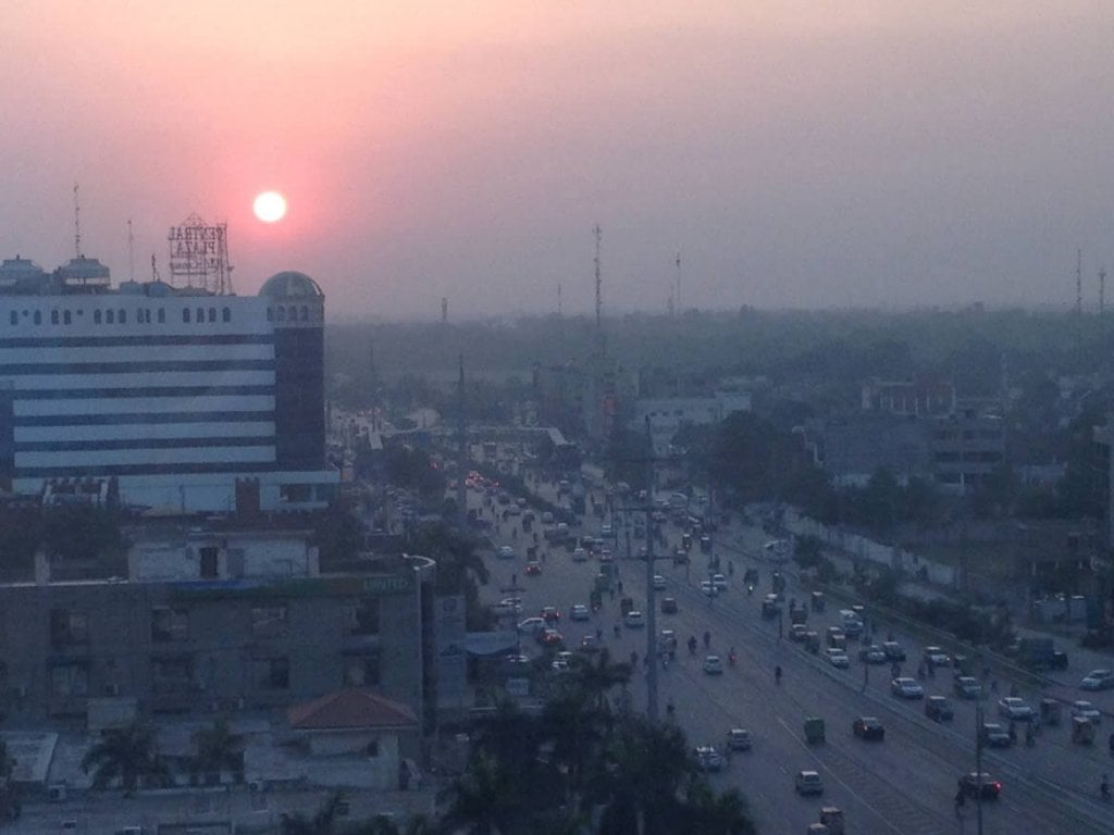 Photograph of a Pakistan skyline