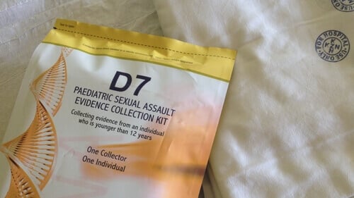 Photograph of D7 Paediatric Sexual Assault Evidence Collection Kit